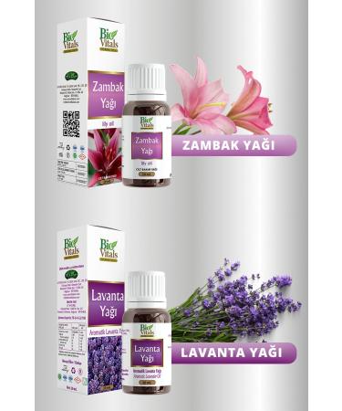 Bio Vitals Lily and Lavender-Aromatic Massage-Skin Care Oil Set