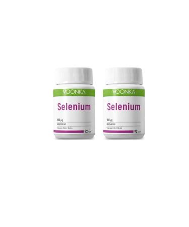 Voonka Selenium 100 Mcg 92 Tablets x2 Pieces