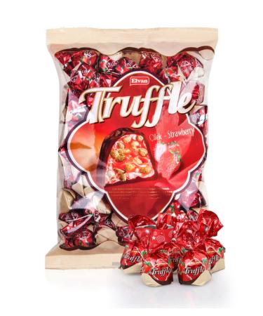 Elvan Truffle Strawberry 1000 gr. (1 Bag)