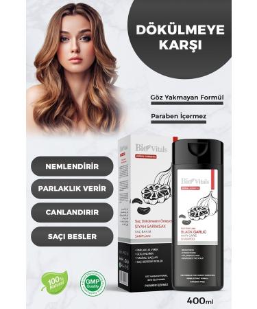 Bio Vitals Hair Restructuring Black Garlic Shampoo 400 Ml.