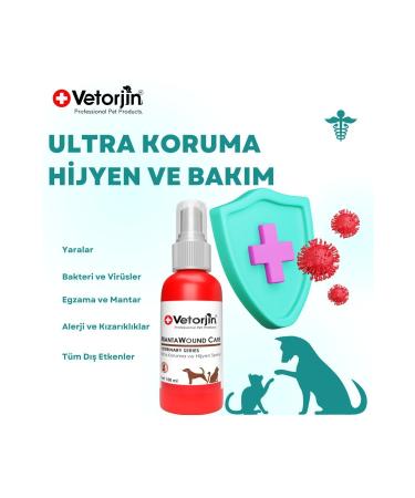 Vetorjin Fungal Eczema Infection Wound Care Antiseptic 100 Cc - Buy Online on GoSupps.com