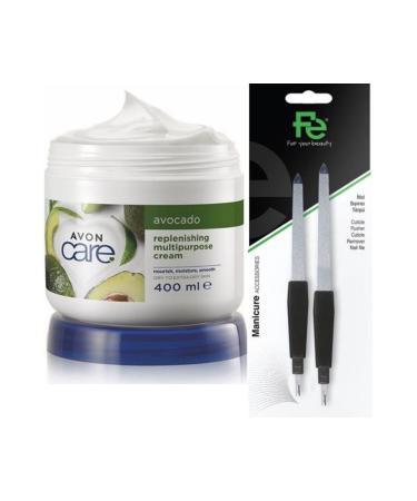 Avon Avocado Extract Multi-Purpose Cream 400 ml - Repellent Scraper File
