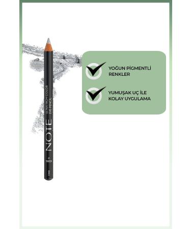 Note Cosmetics Ultra Rich Color Eye Pencil 07 Iceberg - Silver - Buy Online on GoSupps.com
