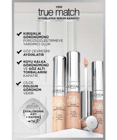 L'Oreal Paris Glotion 902 & True Match Serum Concealer -2R Set Bag - Buy Online on GoSupps.com