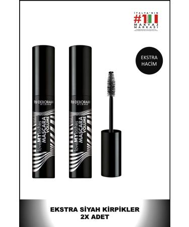 Deborah Love My Lashes Volume Extra Volumizing Mascara * 2 Pieces