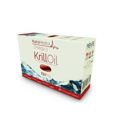 Mensis Pharma Nutramedica Krill Oil Omega 3 750 Mg 30 Capsules