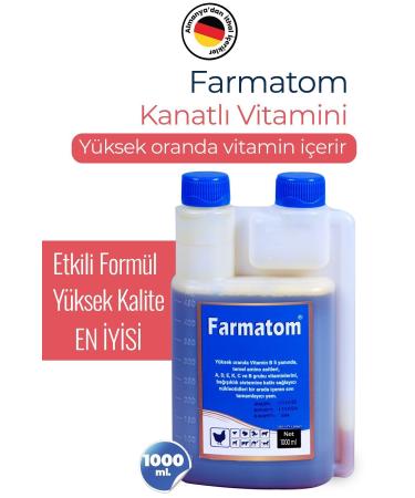 Munich Vet 2li Set Farmatom Vitamin for Birds 1lt Alfamin Diarrhea Set 500ml - Buy Online on GoSupps.com