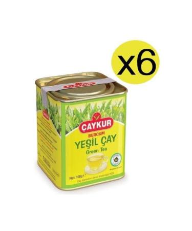 aykur Burcum Green Tea 100 gr X 6 Pieces