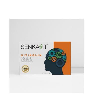 synkavit Citicoline + L-Theanine + B6 and Vitamin E 30 Capsules