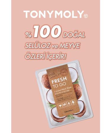 TONYMOLY Face Mask Fresh To Go Moisturizing Coconut Skin Care (1 Piece) - Buy Online on GoSupps.com