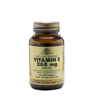 Solgar Vitamin E 400 with 50 Softgels - Buy Online on GoSupps.com
