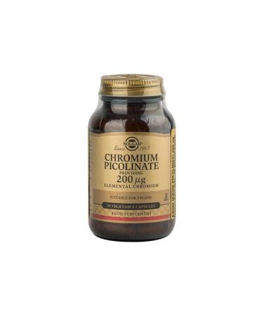 Solgar Chromium Picolinate 200 Mcg Food Supplement 90 Capsules