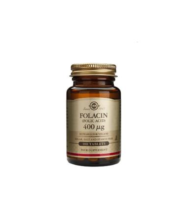 Solgar Folic Acid 400 Mcg 100 Tablets