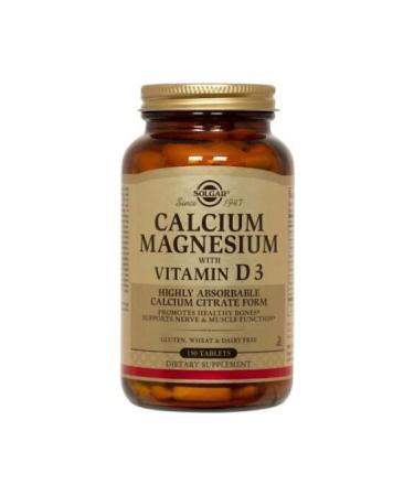 Solgar Calcium Magnesium Vitamin D3 150 Tablets - - Buy Online on GoSupps.com