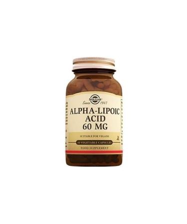 Solgar Alpha Lipoic Acid 60 Mg 60 Tablets