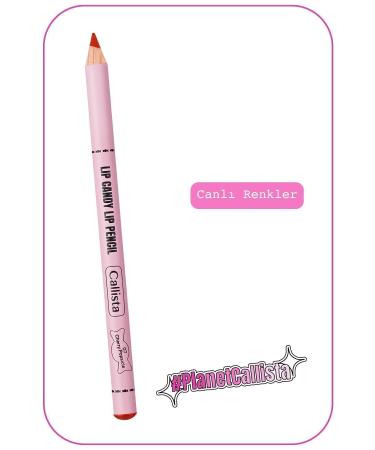 Callista Lip Candy Lip Pencil 07 Cherry Popsicle - Red - Buy Online on GoSupps.com