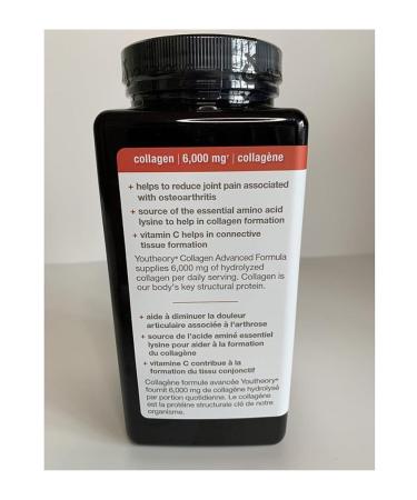 Youtheory Collagen Plus Biotin 390 Tablets Type 1 2 3 Collagen - Buy Online on GoSupps.com