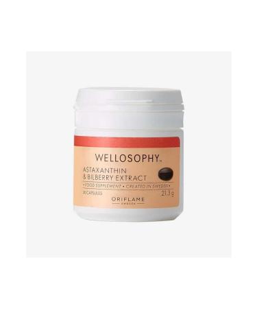 Oriflame Wellosophy Food Supplement Containing Astaxanthin and Blueberry - Buy Online on GoSupps.com
