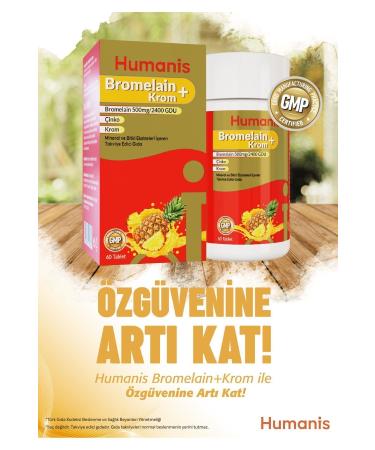 Humanis Bromelain+Chromium Zinc 60 Tablets