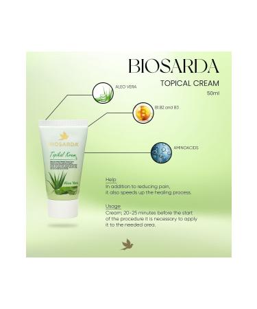 B OSARDA Topical Cream Anesthetic Laser Botox Filler Permanent Make-up Dermapen Dermaroller Pre-Procedure Cream 50ml - Buy Online on GoSupps.com