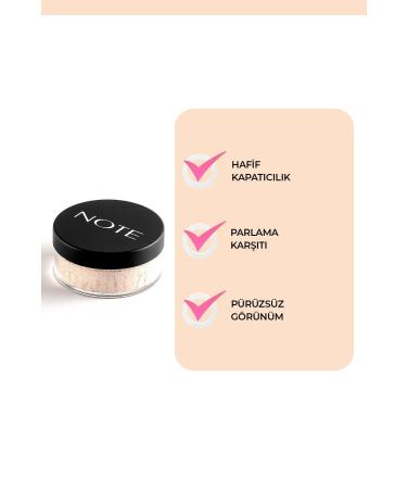 Note Cosmetics Loose Powder Makeup Fixer Mattifying Loose Powder 03 Porcelain - Buy Online on GoSupps.com