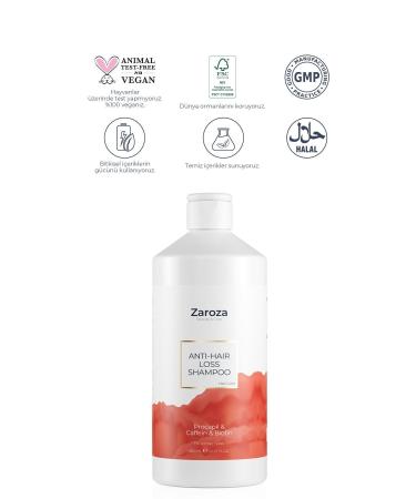 ZAROZA Anti-hair Loss Shampoo | Anti-Hair Loss Shampoo - 600 ml - Buy Online on GoSupps.com