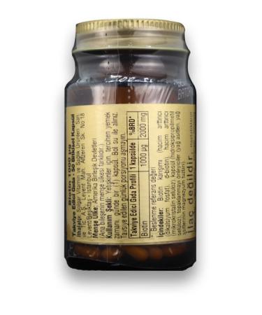 Solgar Biotin 1000 Mcg 50 Herbal Capsules - Buy Online on GoSupps.com