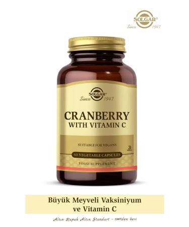 Solgar Cranberry With Vitamin C 60 Capsules