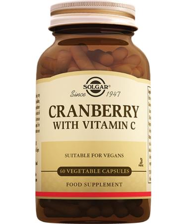 Solgar Cranberry Extract Vitamin C 60 Capsules (CRANBERRY) Skt:08-2024