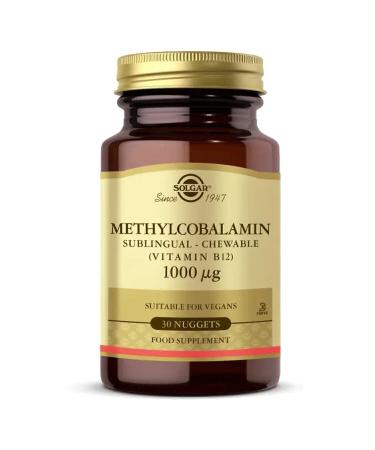 Solgar Methylcobalamin (b12) 1000 Mcg 30 Sublingual Tablets