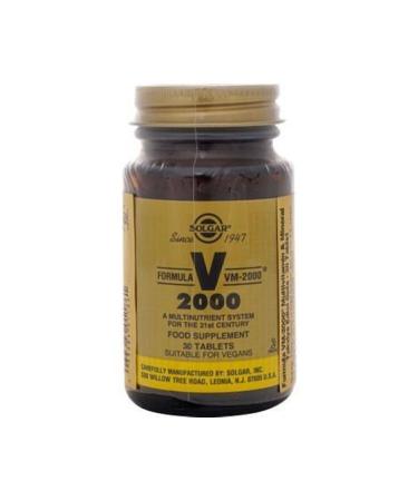 Solgar Formula Vm-2000 Multivitamin And Mineral 30 Tablets