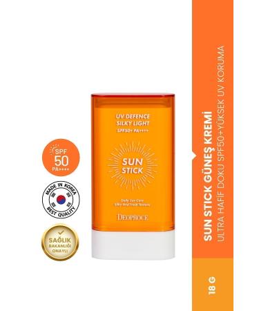DEOPROCE Sun Stick Sun Cream Ultra Light Texture Spf50 Pa High UV Protection 18 gr