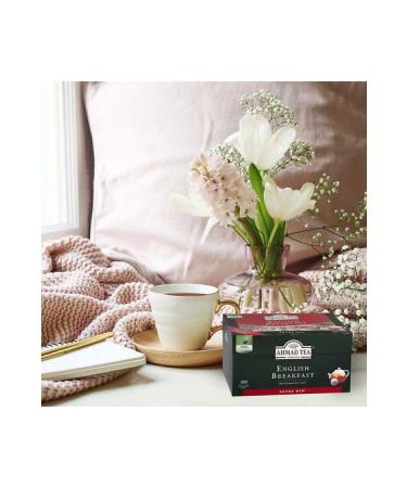 Ahmad Tea London English Breakfast Teapot Tea Bags 100pcs - Buy Online on GoSupps.com