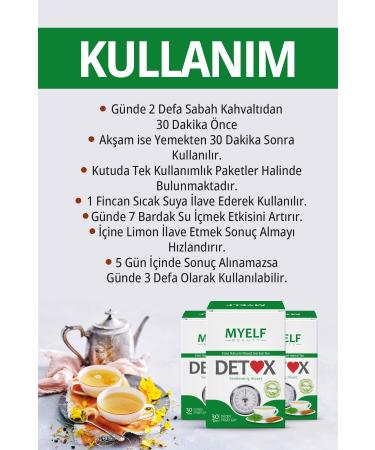 MYELF BEAUTY Quinoa Slimming Weight Loss Mixed Detox Herbal Tea 30 Pack - Buy Online on GoSupps.com