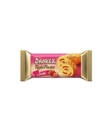 Ulker Dankek Roll Cake with Strawberries 8 Pieces