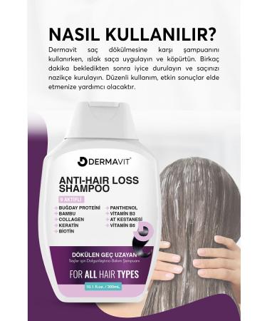 Dermavit Collagen and Keratin Anti-Hair Loss Fast Hair Growth Plumping Repairing Nourishing Shampoo - Buy Online on GoSupps.com