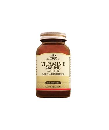 Solgar Vitamin E 400 with 50 Softgels