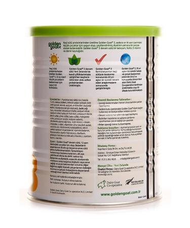 Golden Goat Number 3 12 Months Goat Milk Based Follow-On Milk 400 gr - Buy Online on GoSupps.com