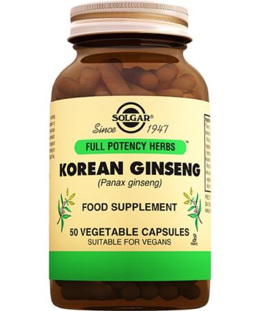 Solgar Korean Ginseng 50 Capsules (G NSEG)