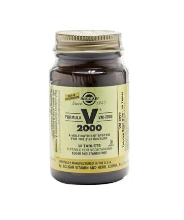 Solgar Vm-2000 Multivitamin Mineral 30 Tablets