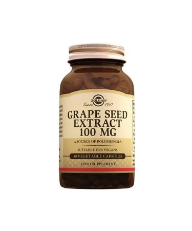 Solgar Sol-gar Grape Seed Extract 100 Mg 30 Herbal Capsules