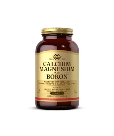 Solgar Calcium Magnesium Plus Boron 100 Tablets