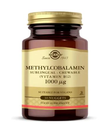 Solgar Methylcobalamin (B12) 1000 Mcg 30 Sublingual Tablets - Buy Online on GoSupps.com