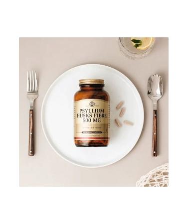 Solgar Psyllium Husks Fibre 200 Capsules X2 Pieces - Buy Online on GoSupps.com