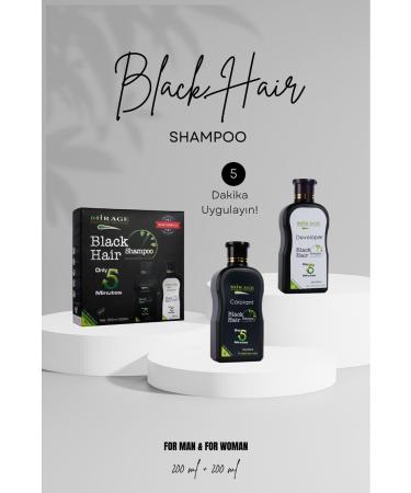Mirage Black Hair Black Hair Shampoo 2 Pack - Buy Online on GoSupps.com