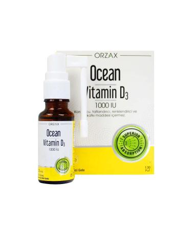 Ocean Orzax Vitamin D3 1000 Oral Spray 20ml - Buy Online on GoSupps.com