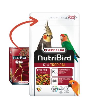 Versele Laga Nutribird G14 Tropical Parakeet Pellet Food 1kg 524130