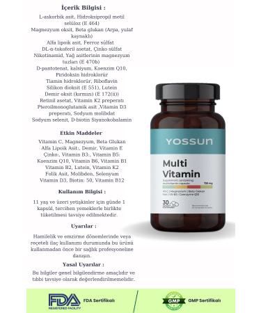 moss Multivitamin Containing Capsule Food Supplement - Buy Online on GoSupps.com