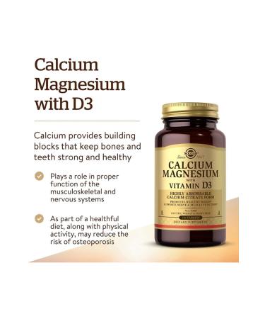 Solgar Calcium Magnesium Vitamin D3 150 Tablets - Buy Online on GoSupps.com