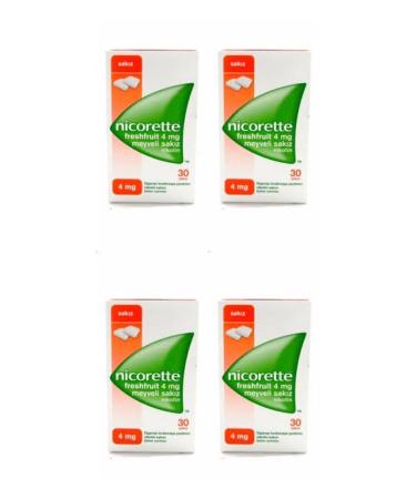 Johnson & Johnson NICORETTE FRUIT 4MG 4-PACK GUM
